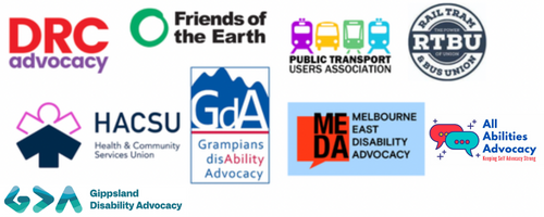 image of Transport for All Coalition: Disability Resources Centre + Friends of the Earth Melbourne